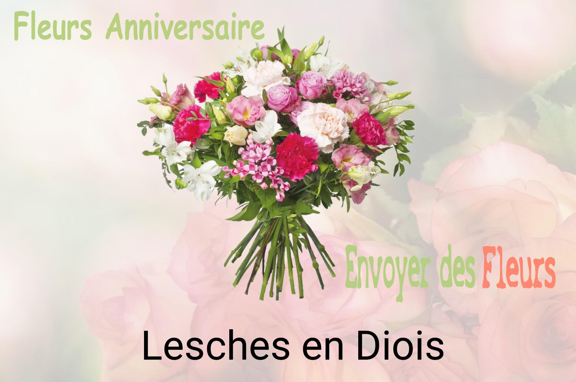 Bouquet de fleurs d’anniversaire livré à Lesches-en-Diois